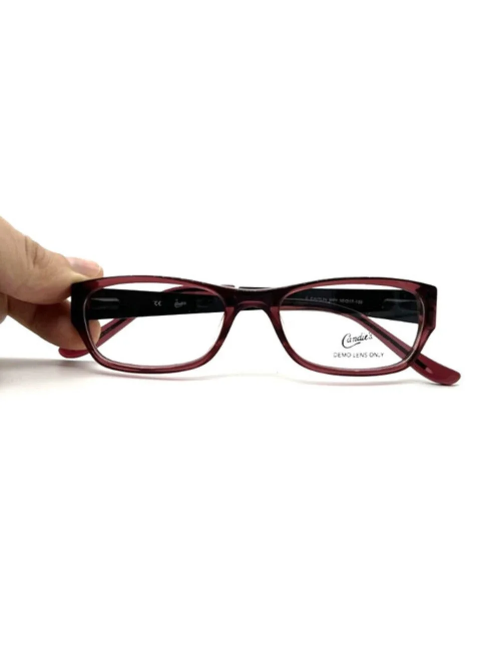 Candie's C Caitlin Bry Burgundy Square Authentic Eyeglass Frames 50-17-135